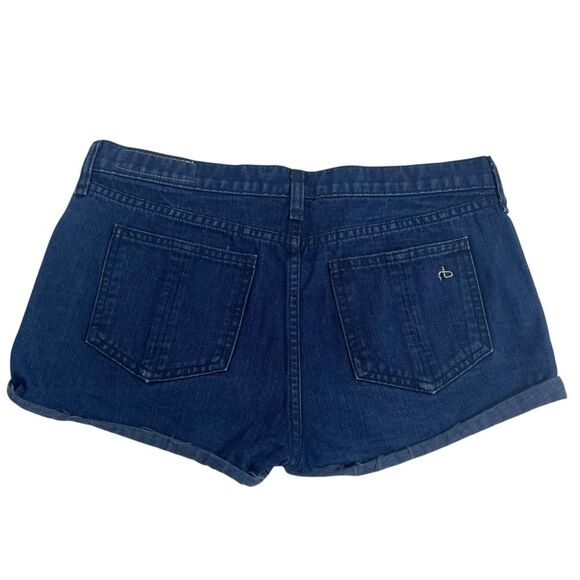 Rag & Bone Denim Cut Off Jean Short Shorts Size 27 Indigo Wash - Picture 2 of 7